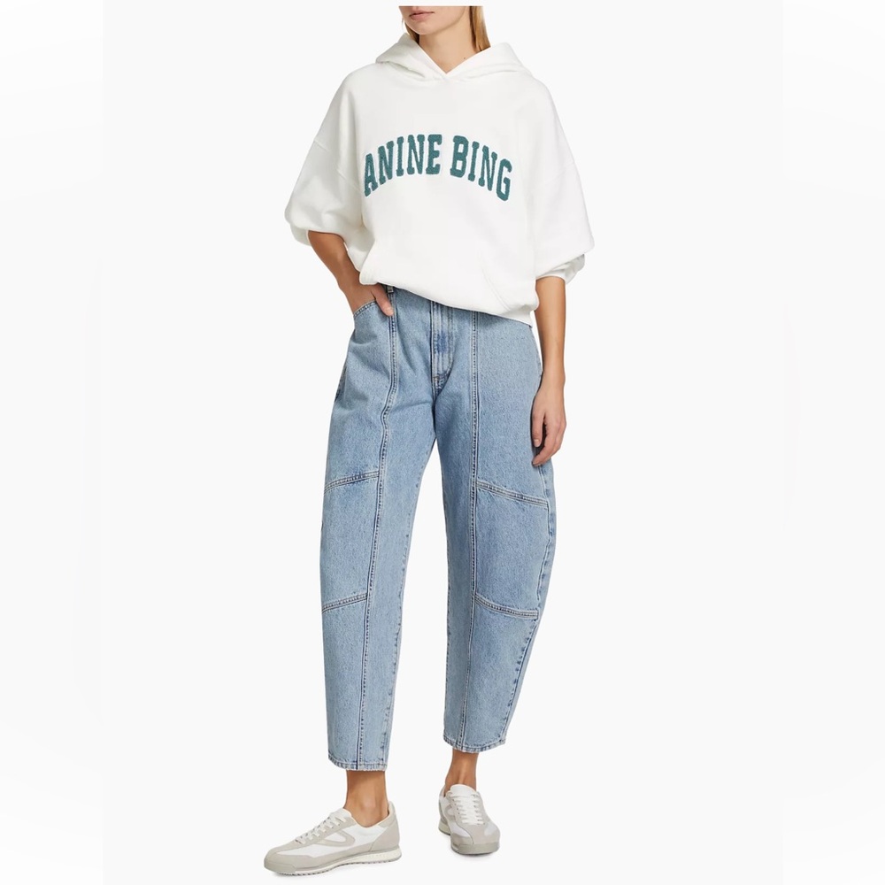 AGOLDE “Mara” Tapered Barrel High Rise Jeans - Effect Medium Wash - Size 28